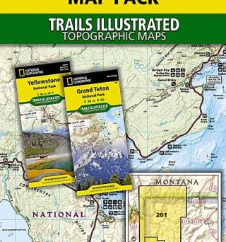 Yellowstone and Grand Teton National Parks [Map Pack Bundle] (National Geographic Trails Illustrated Map)